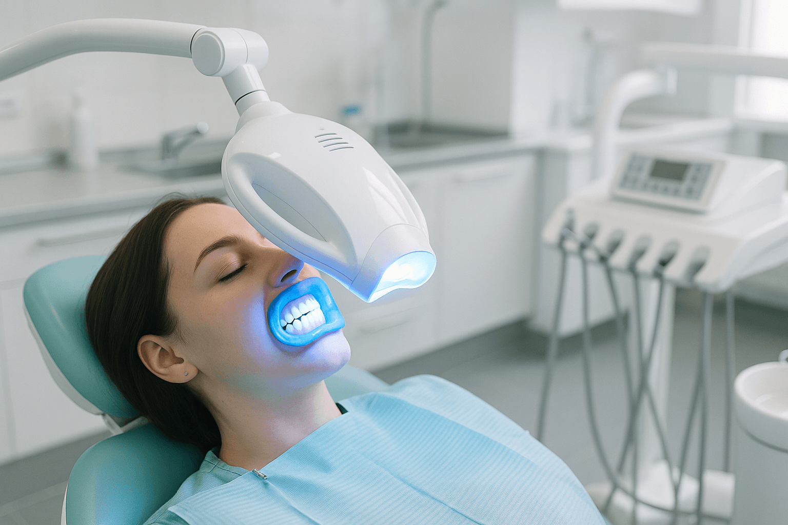 Dental Checking with laser equipment